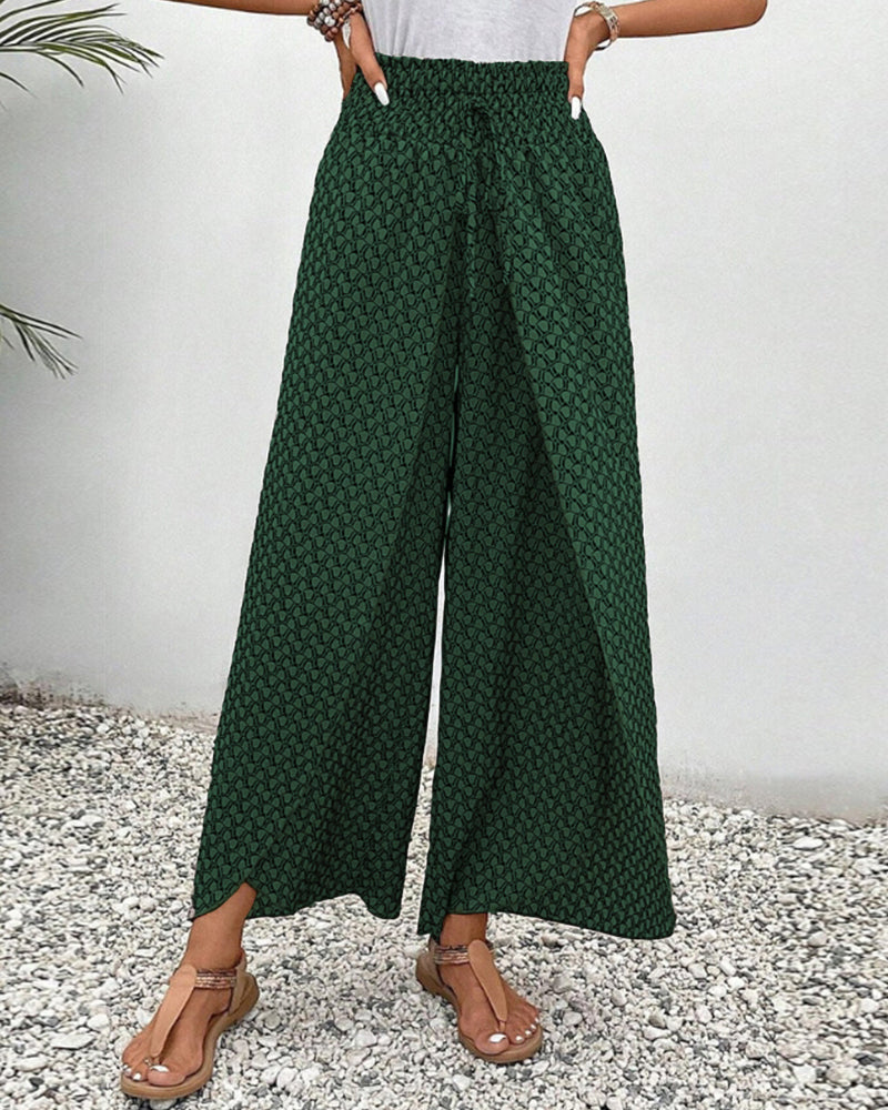 SUZY | Women's Pants with Geometric Print