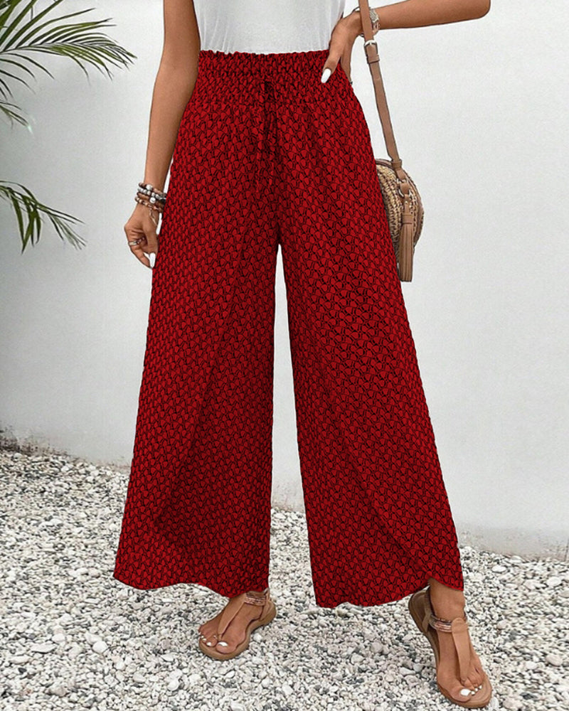 SUZY | Women's Pants with Geometric Print