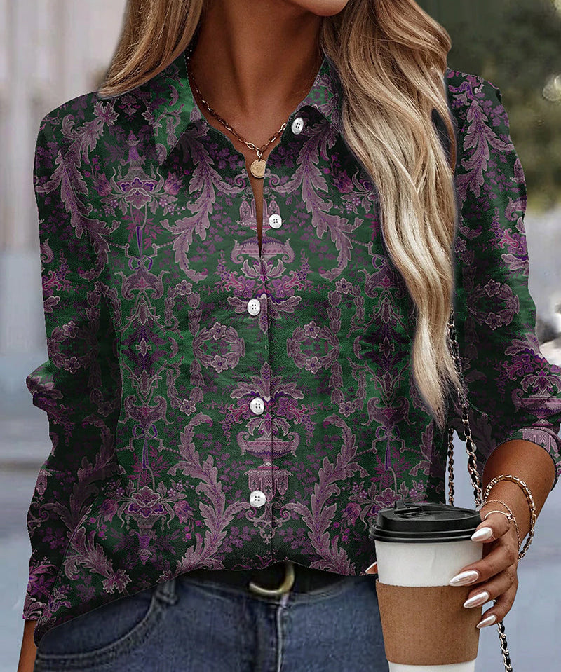 ADALYNN | Timeless Unique Patterned Blouse