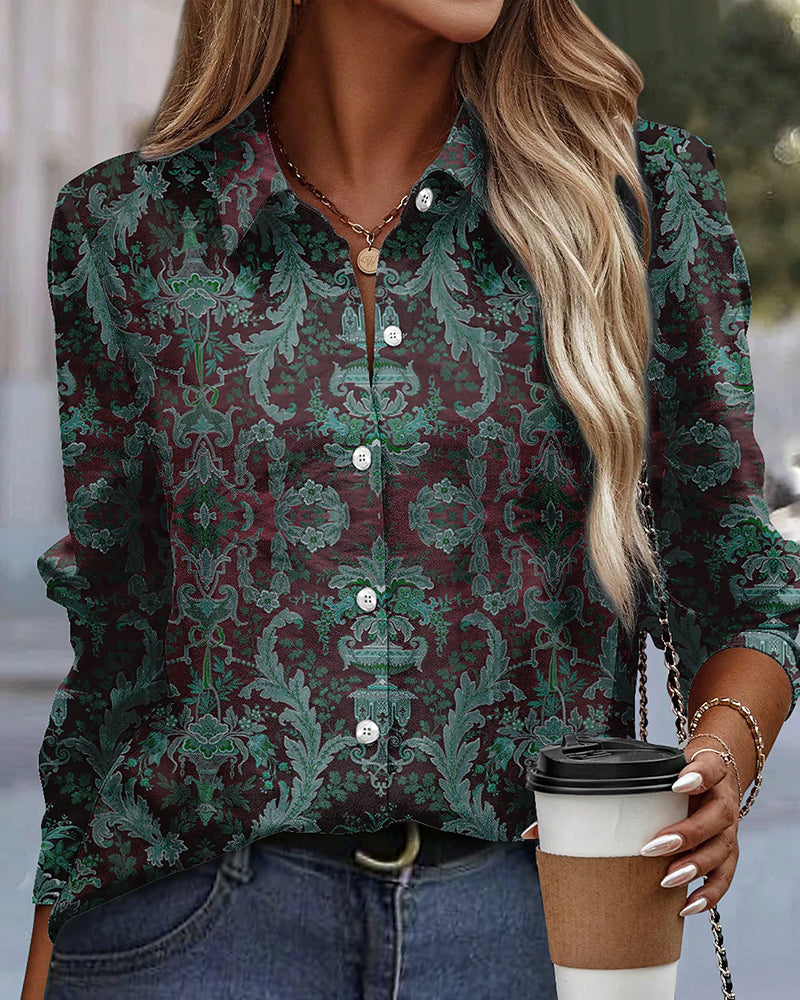 ADALYNN | Timeless Unique Patterned Blouse