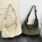 Hailey | Stylish Oversized Canvas Crossbody Messenger Bag