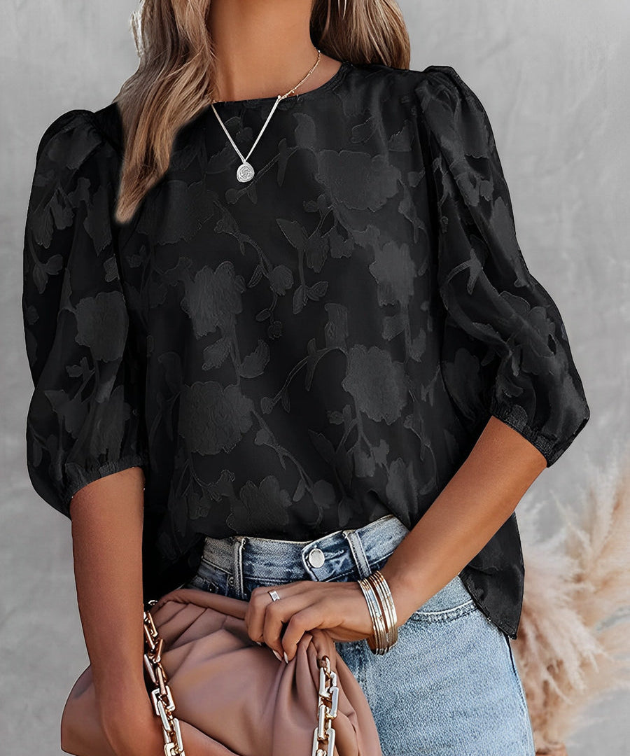 AIRLIE | Blouse with Puff Sleeve