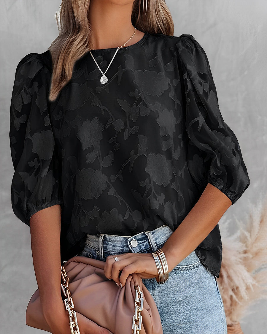 AIRLIE | Blouse with Puff Sleeve