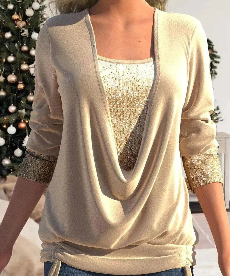 Sophia | Formal Shimmering Blouse