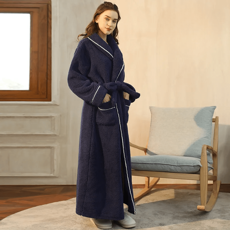 Neville | Unisex Plush Fleece Bathrobe