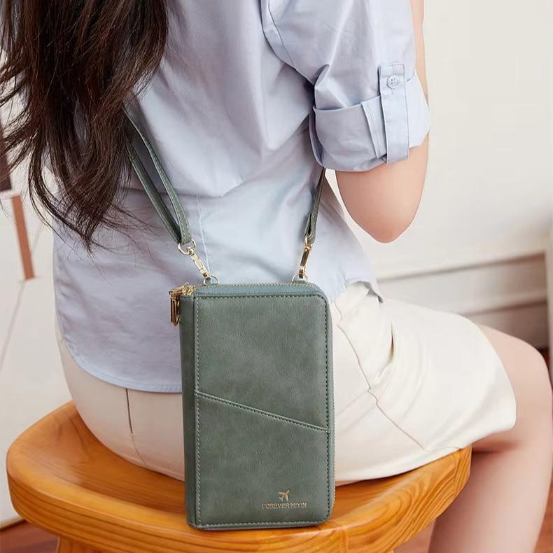 Valery | RFID-blocking passport holder with carrying strap