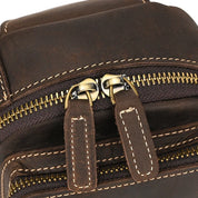 Mason | Men's Retro Genuine Leather Anti-Theft Crossbody Chest Bag