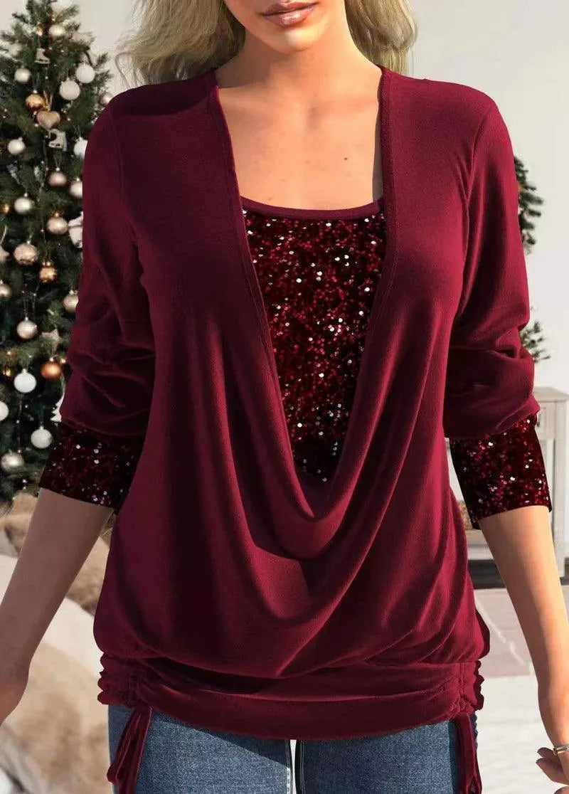 Sophia | Formal Shimmering Blouse