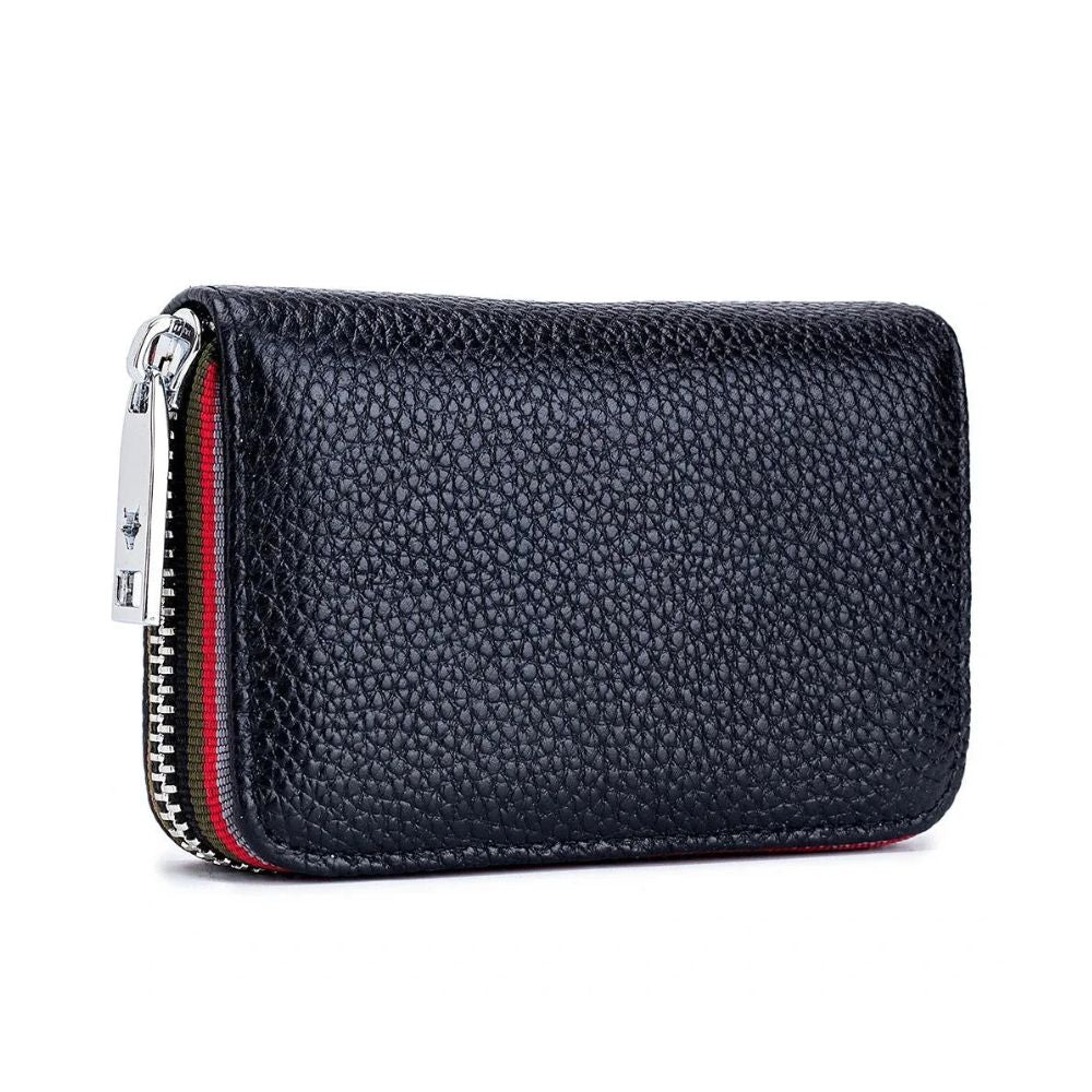 Maisy | RFID-blocking zip travel wallet made of faux leather