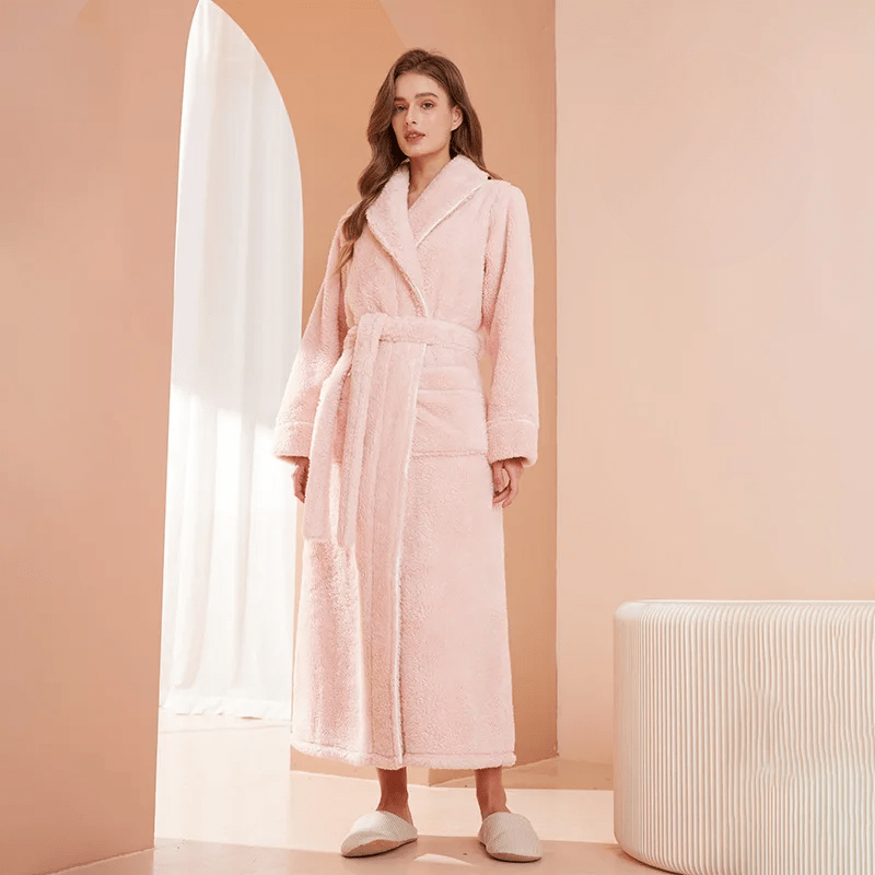 Neville | Unisex Plush Fleece Bathrobe