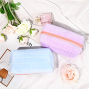 VelvetGlow | Plush Velvet Travel Toiletry and Makeup Bag