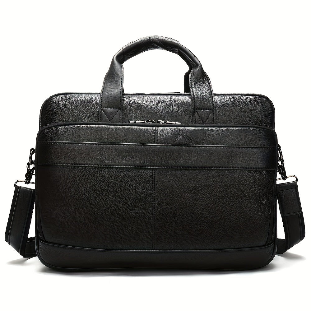 Dylan | Large Capacity Leather Laptop Shoulder Bag