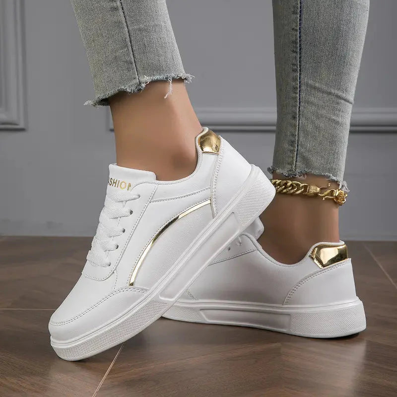 PHOEBE | Elegant Details Low-cut Sneakers