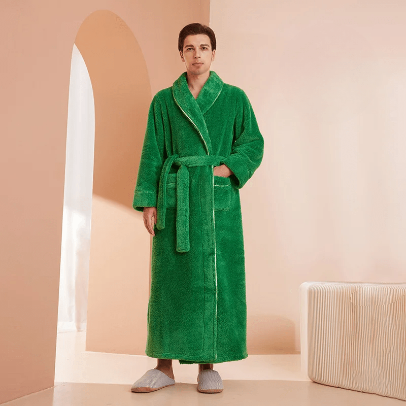 Neville | Unisex Plush Fleece Bathrobe