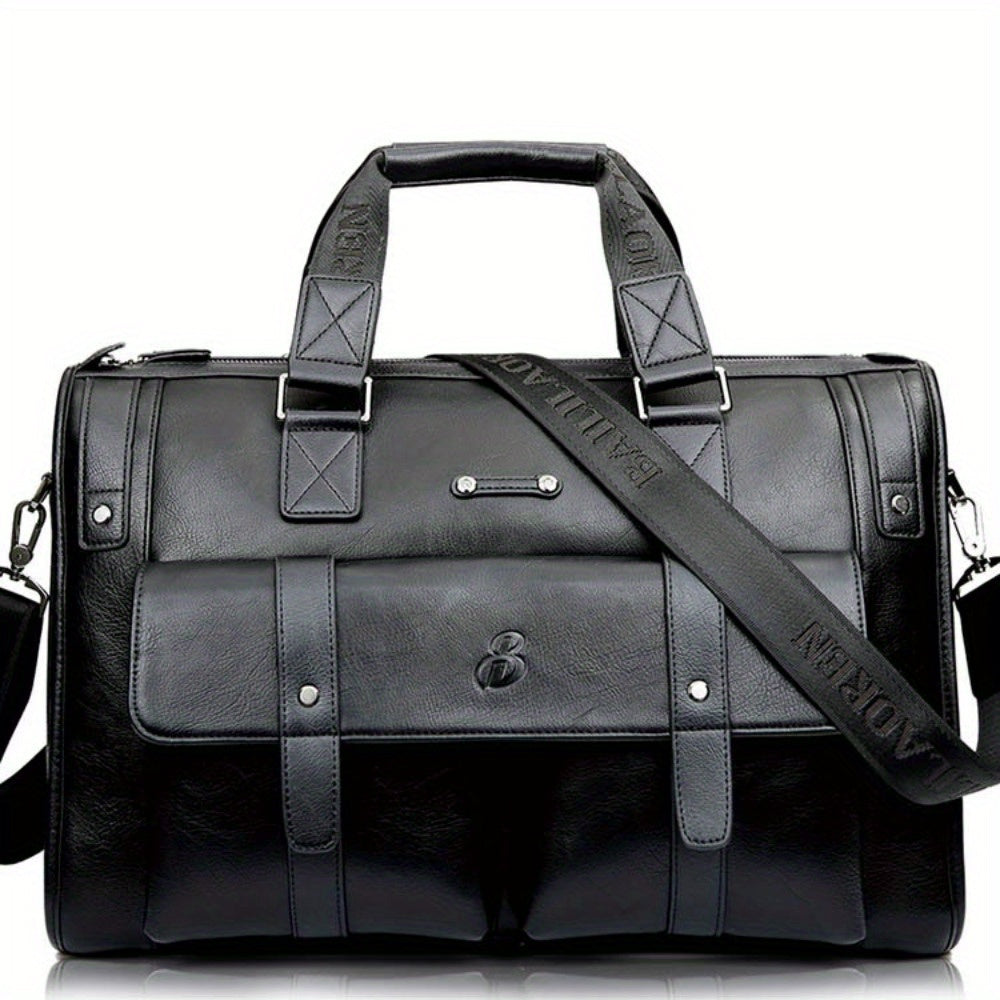 Milan | Leather Crossbody Laptop Travel Messenger Bag