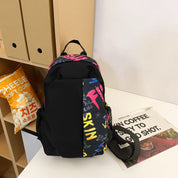 Sam | Shoulder Bag with Graffiti Design and Anti-Theft Protection