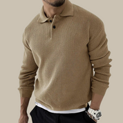 OSLO | Casual Chic Mens Polo Shirt Long Sleevs