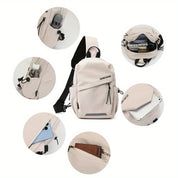 Stylish Urban Anti-Theft Crossbody Bag for Adventurers