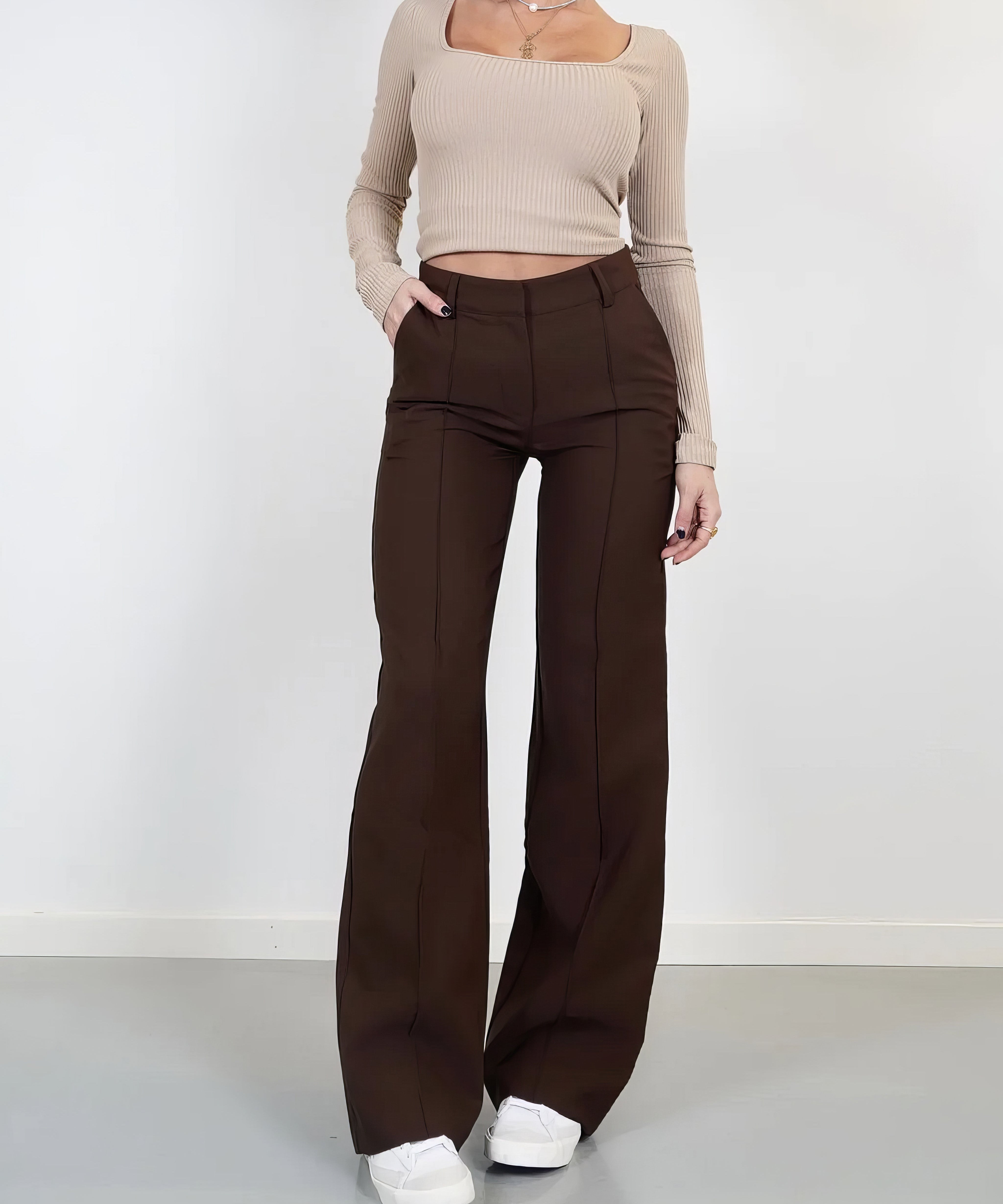 AMY | Wide Chic Trousers Women