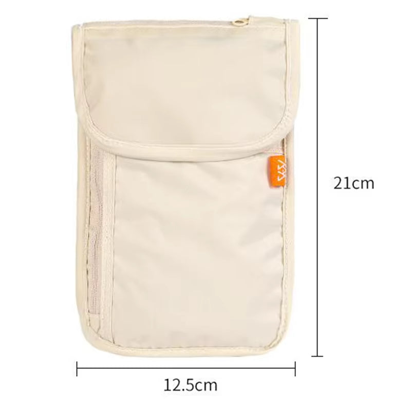 Kaiya | Passport Holder RFID Travel Bag Neck Pouch Wallet