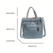 Eva | Stylish Denim Mini Crossbody Shoulder Bag