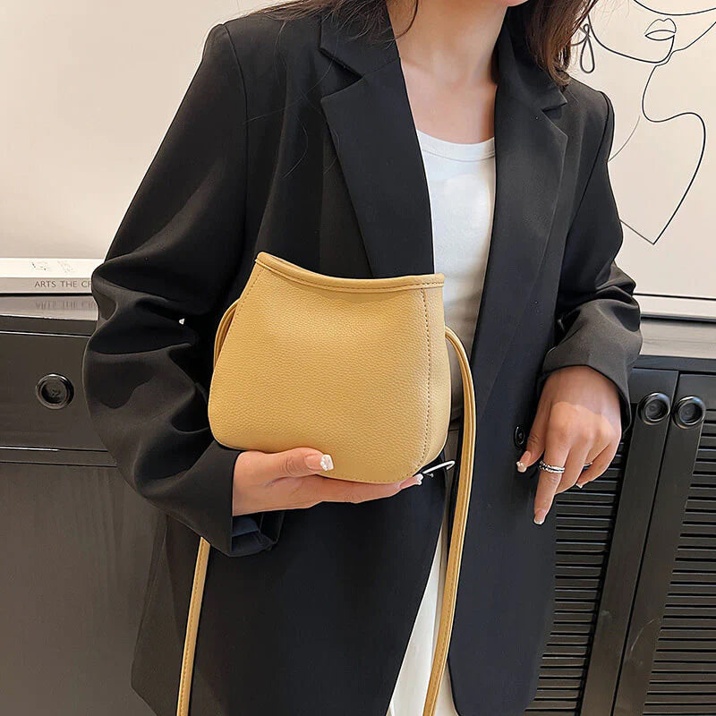 Lena | Narrow Leather Crossbody Bag