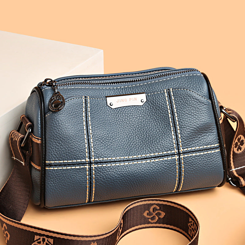 Sophie | Compact Triple-Zip Crossbody Bag