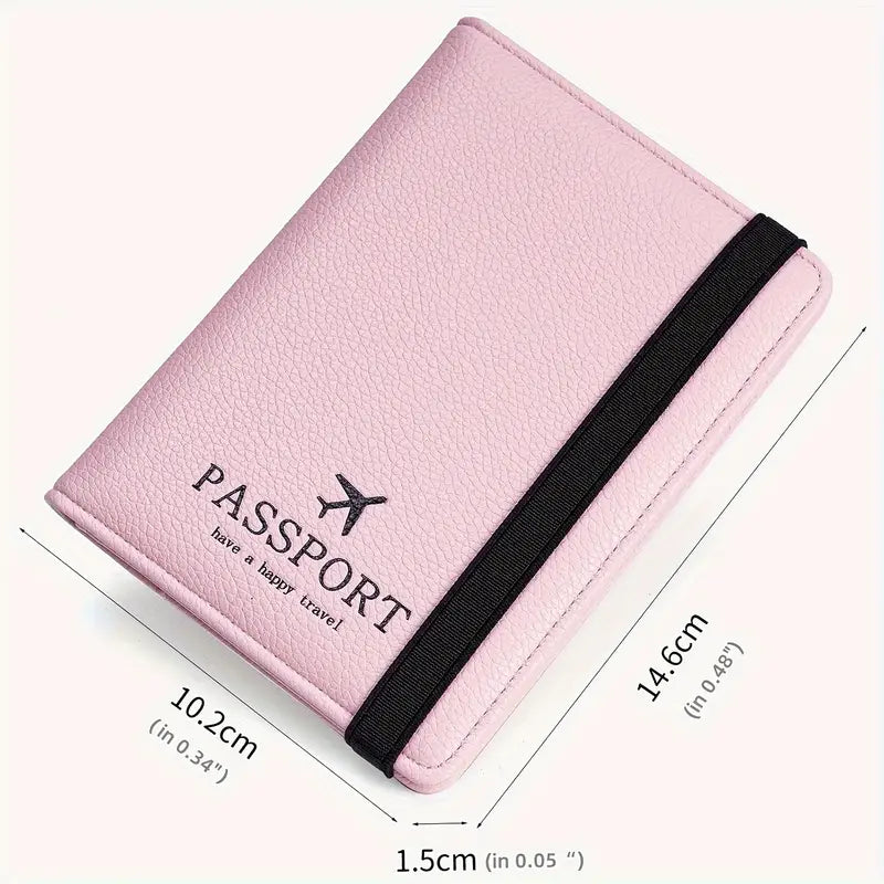 Bellamy | Fashionable PU Leather RFID Travel Wallet for Passports