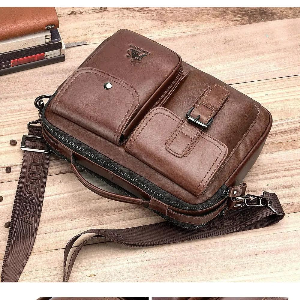 Mark | Leather Shoulder Bag for Men