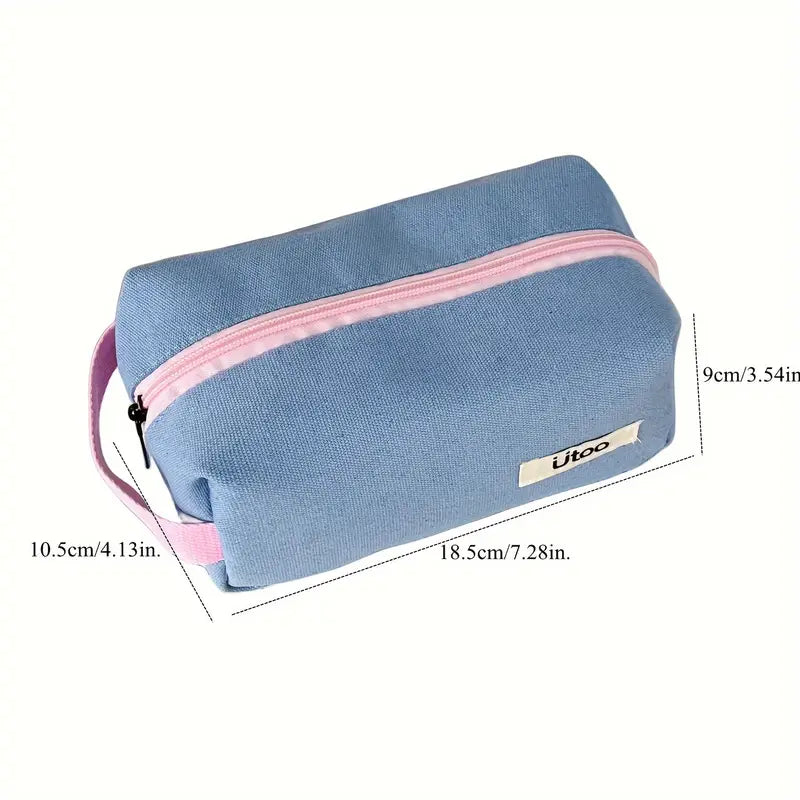 Marleigh | Canvas Cosmetic Makeup Bag