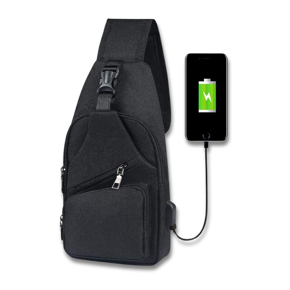 Handy | Stylish Anti-Theft Crossbody Bag with Built-in Charging Port