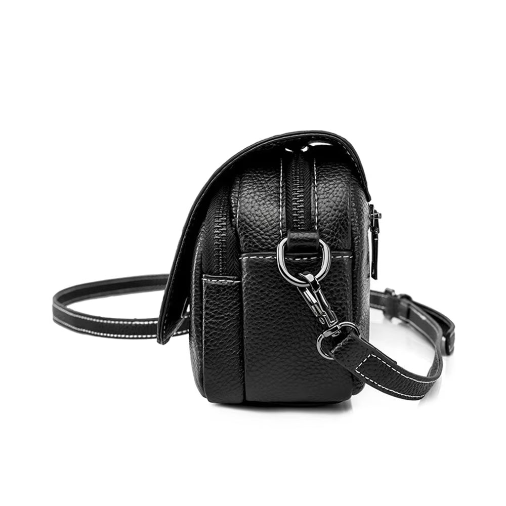 Nova | Croco-Pattern Leather Crossbody Mini Sling Bag