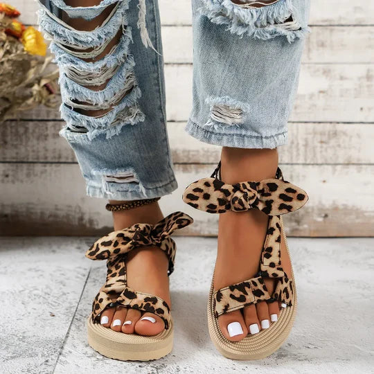 ARYA | Stylish Leopard Print Sandals