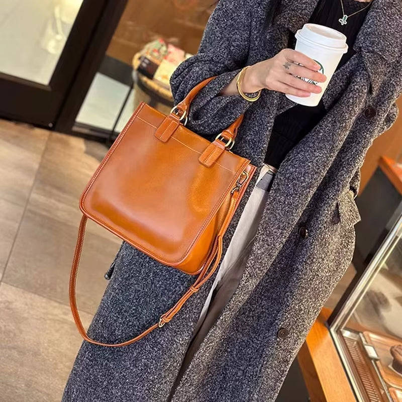 Olivia | Vintage Square Crossbody Sling Handbag