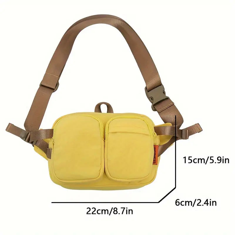 Ruby | Casual Water-Repellent Nylon Hip Bag Crossbody