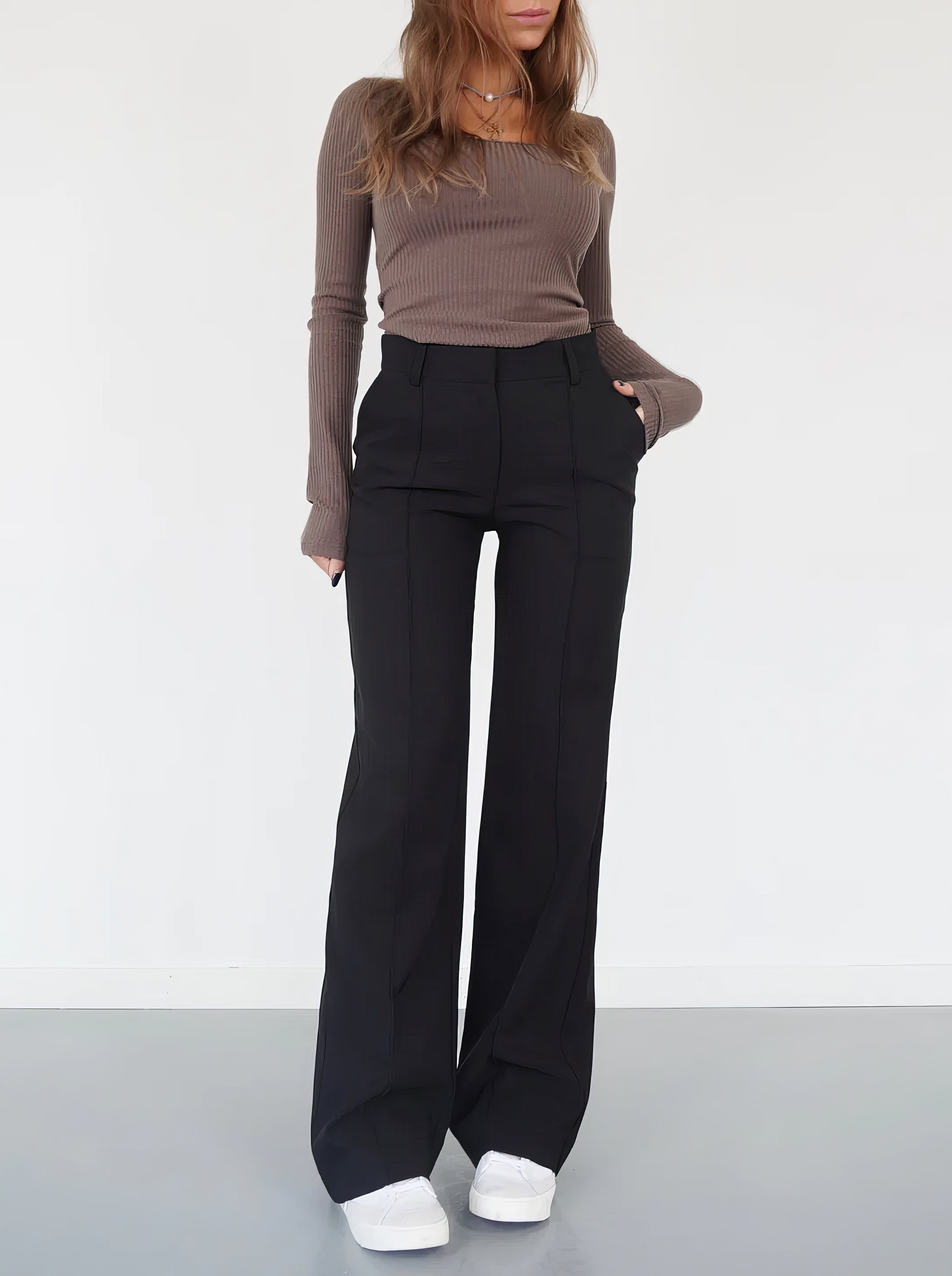 AMY | Wide Chic Trousers Women