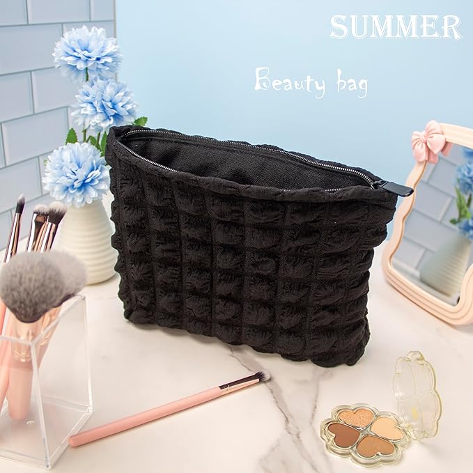 Bria | Large Bubble Cosmetic Makeup Organizer Bag