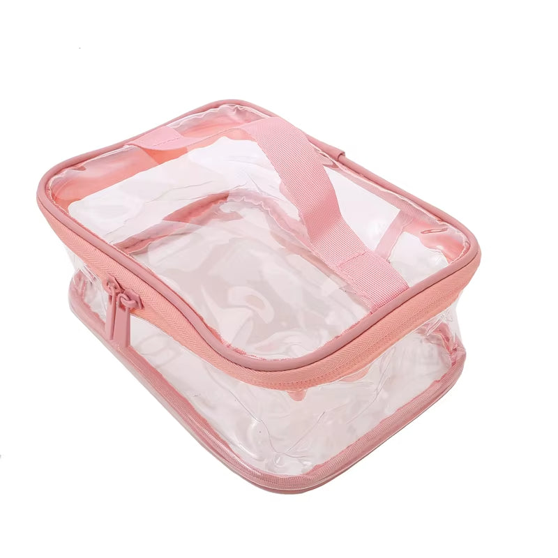 Braelyn | Waterproof Clear Travel Makeup Cosmetic Bag with Zipper