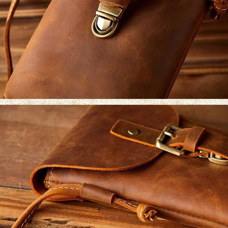 Liam | Vintage Mini Leather Shoulder Bag