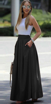 ALICE | Elegant High-waisted Pleated Skirt