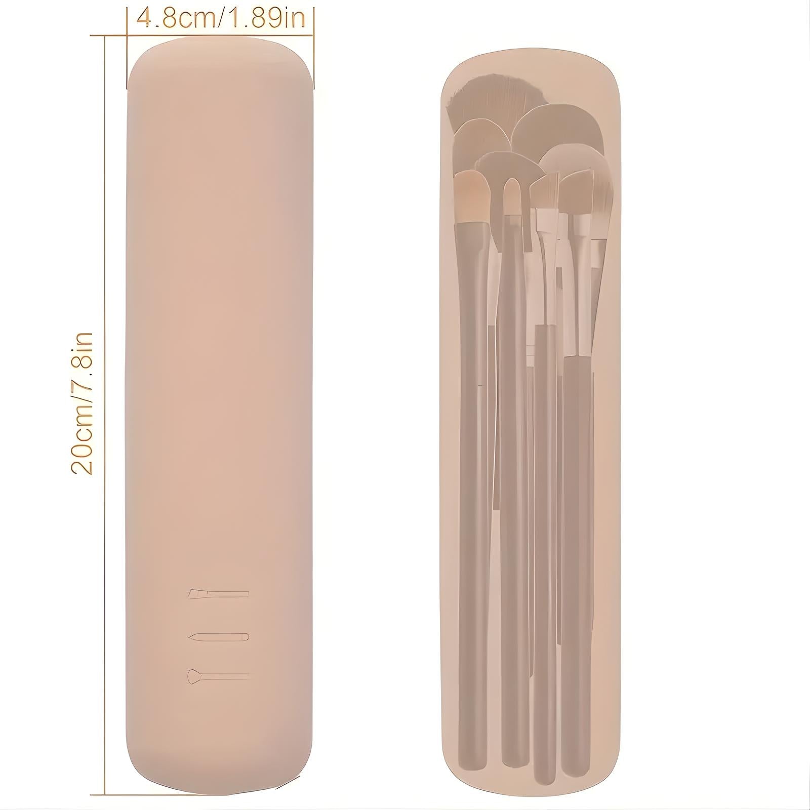 LuxeBrush | 3-Piece Makeup Brush Case Set