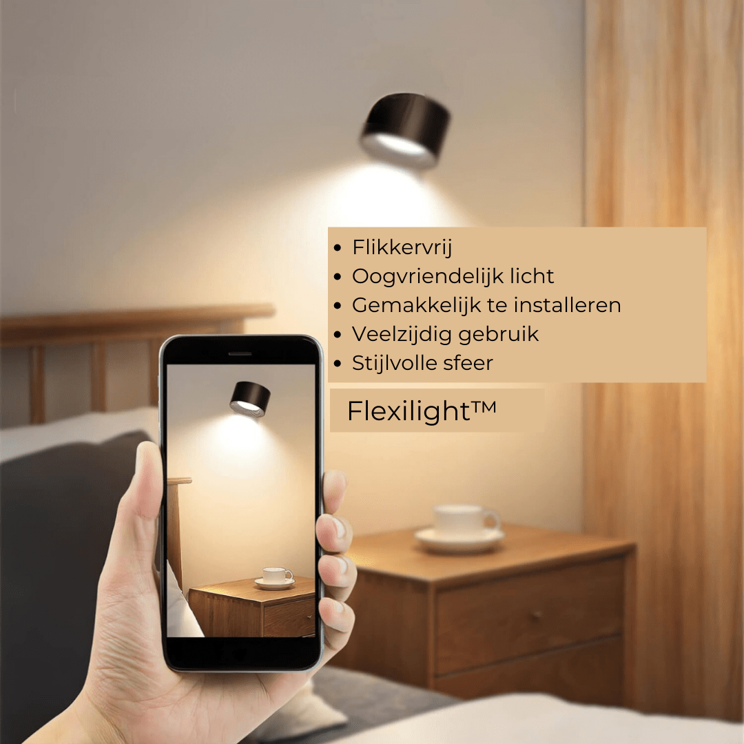 FlexiLamp | Wireless Rechargeable 360° Wall Lamp