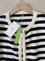 MYLAH | Elegant Striped Cardigan