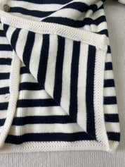 MYLAH | Elegant Striped Cardigan