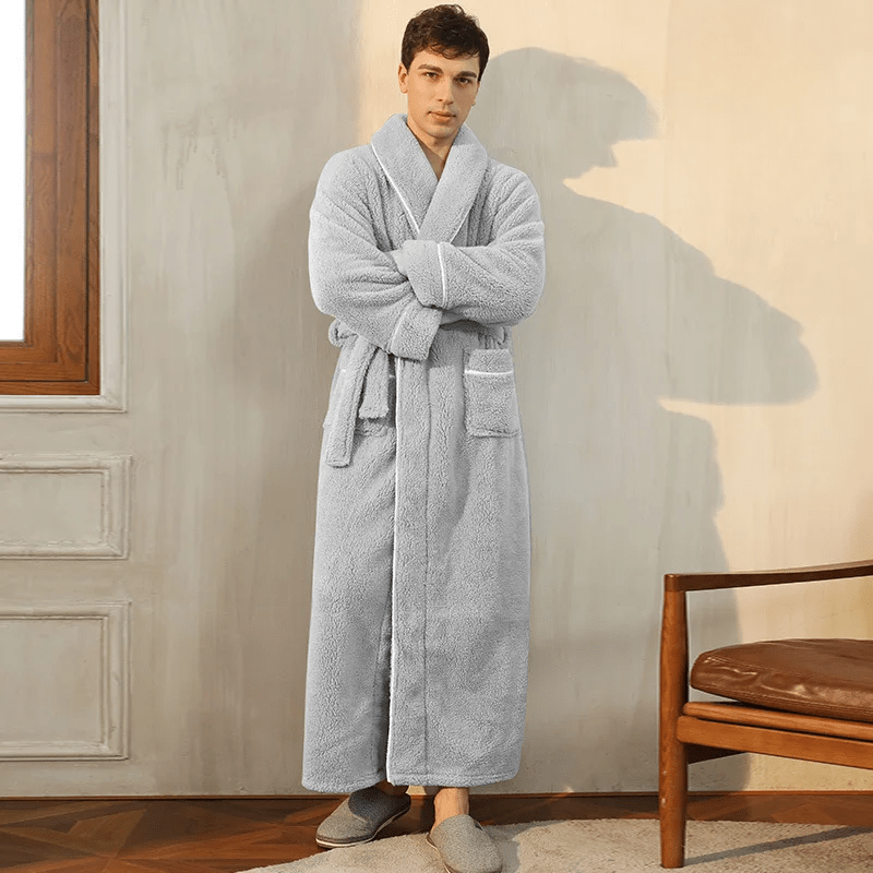 Neville | Unisex Plush Fleece Bathrobe