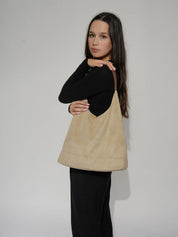 Almira | Stylish Suede Shoulder Bag