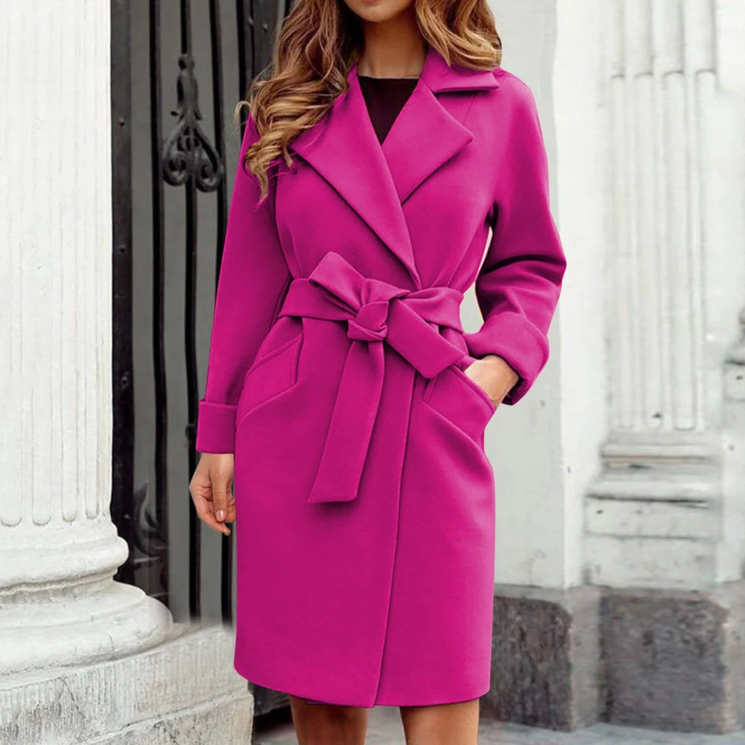 Karena | Women's Winter Long Trench Coat | Warm