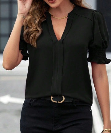 FLORA | V-Neck Stylish Blouse