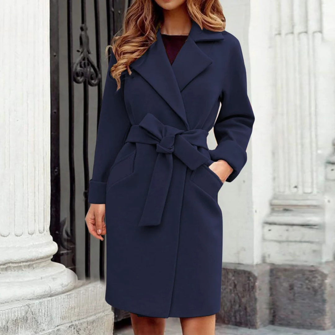 Karena | Women's Winter Long Trench Coat | Warm