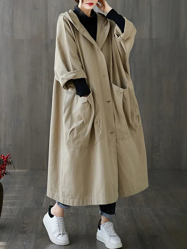 Anselmia | Women's Hooded Trench Coat